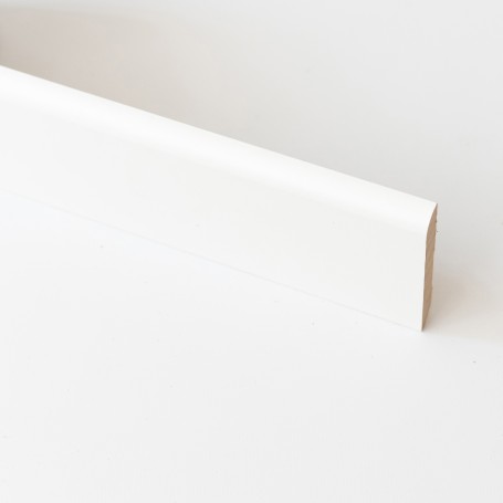 BATTISCOPA IN MDF BIANCO MM.10X70X2400
