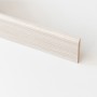 BATTISCOPA IN MDF ROVERE SBIANCATO MM.10X70X2400