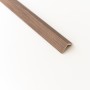 PARASPIGOLO IN MDF ROVERE SCURO MM.28X28X3000