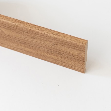 BATTISCOPA IN MDF ROVERE MEDIO MM.14X80X2400