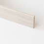 BATTISCOPA IN MDF ROVERE SBIANCATO MM.14X80X2400
