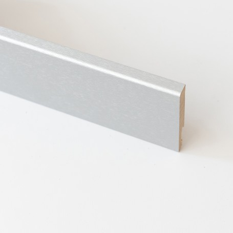 BATTISCOPA IN MDF ALLUMINIO MM.14X80X2400