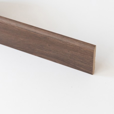 BATTISCOPA IN MDF NOCE SCURO MM.10X70X2400
