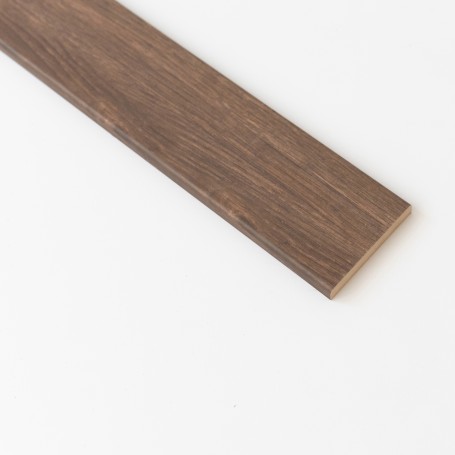 COPRIFILO IN MDF NOCE SCURO R6 MM.10X70X2400