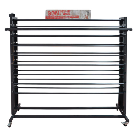 ESPOSITORE PER TOVAGLIATO con taglierina - cm. 50 (L)  x 55 (P) x 140 (H)