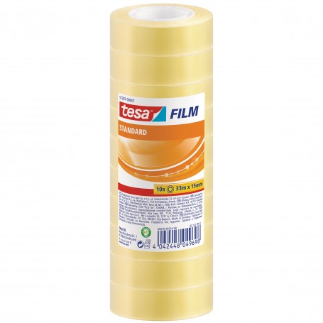 TESAFILM NASTRO TRASPARENTE TORRE 10PZ. M.33X15MM
