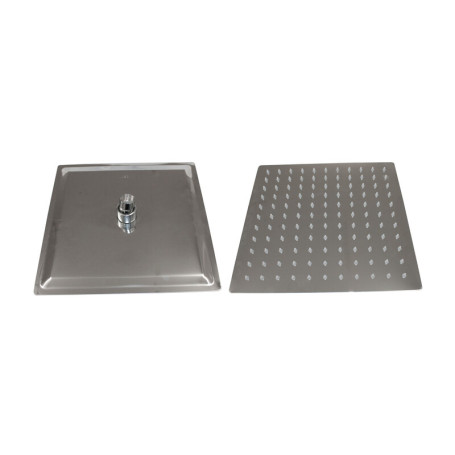 SOFFIONE DOCCIA INOX QUADRO 200X200 MM