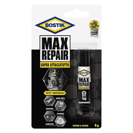 ADESIVO ISTANTANEO  MAX REPAIR  gr. 20 (clip strip)
