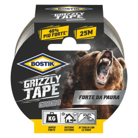 NASTRO TELATO  GRIZZLY TAPE  mm 50 x 25 mt - grigio