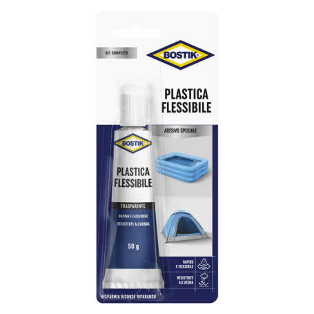 ADESIVO  PLASTICA FLESSIBILE  gr. 50