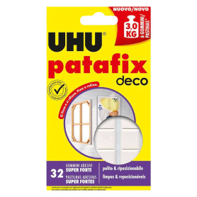 GOMMINI ADESIVI  PATAFIX DECO  cartella da 32 pezzi