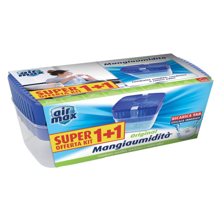 ASSORBIUMIDITA  KIT  AIR MAX VORTEX  2 dispositivi + tab 450 gr.