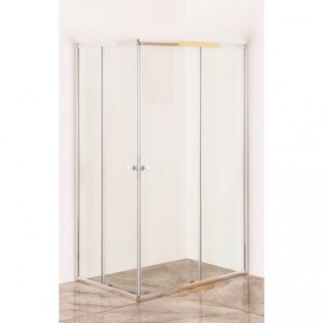 BOX DOCCIA CRISTALLO DUE PORTE  ACQUA MARINA  cm 70 x 90 - H 185