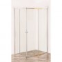 BOX DOCCIA CRISTALLO DUE PORTE  ACQUA MARINA  cm 70 x 90 - H 185