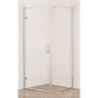 BOX DOCCIA CRISTALLO UN LATO FISSO  AMBRA  cm 80 x 80 - H 185