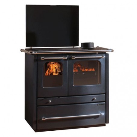 TERMOCUCINA A LEGNA  TERMOSOVRANA DSA  Colore nero antracite