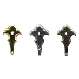 GANCIO PER QUADRI  GIGLIO MAGNUM  mm 45 - pz.  2 nichelato