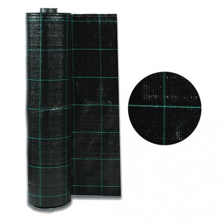 TELO PER PACCIAMATURA H. cm 100 x 100 mt - nero
