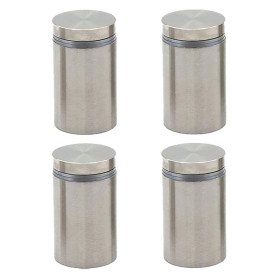 DISTANZIALI INOX PER TARGHE  diametro  18 mm - pz 4