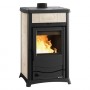 TERMOSTUFA A LEGNA  TERMOROSSELLA PLUS EVO DSA 4.0  Colore liberty pergamena