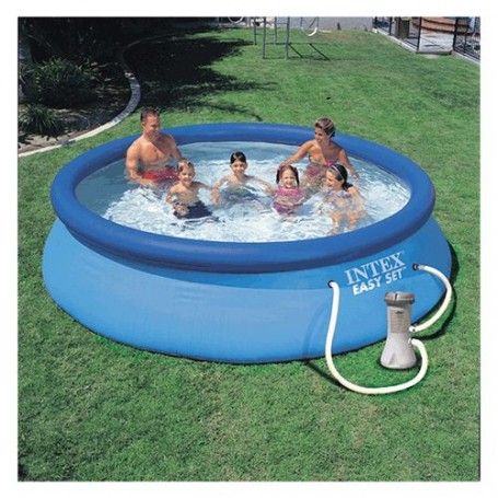 PISCINA GONFIABILE  EASY SET  cm 244 x 61 lt 1924-pompa 1250 lt/h