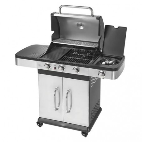 BARBECUE A GAS  INDIANAPOLIS 4 TITANIUM  cm. 120 x 60 x h.138