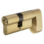 CILINDRO SAGOMATO CON POMOLO A GOCCIA PER PORTE BAGNO mm 26+10+38  uguale a  74 (31+43) nich.luc.