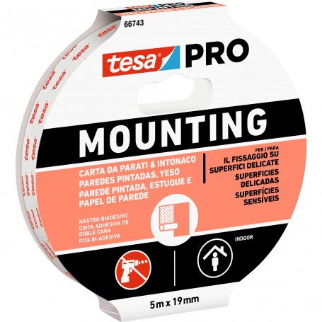 TESA NASTRO BIADES.MOUNTING PRO MURO MT.5X19MM.