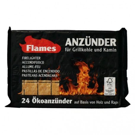 ACCENDIFUOCO ECOLOGICO  FLAMES  32 cubi