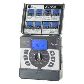 CENTRALINA PER IRRIGAZIONE RAIN  ELITE  6 stazioni - 9VDC (indoor)