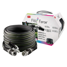 TUBO PER GIARDINO IN KIT  FORCE  15 mt. - grigio