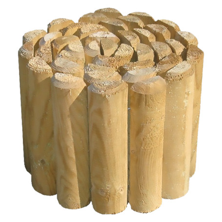 BORDATURA MODULARE IN LEGNO  ROLLBORDER  sezione 6 x 20 cm - lungh. 2 metri