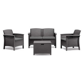 SET DA GIARDINO POLIPROPILENE  VENEZIA II  antracite