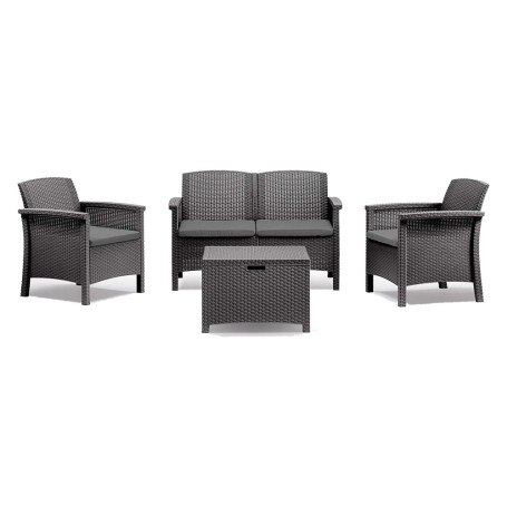 SET DA GIARDINO POLIPROPILENE  VENEZIA II  tortora