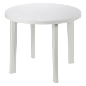 TAVOLO IN POLIPROPILENE  TONDO  bianco