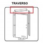 ZZ-TRAVERSO BATTENTE X PORTA MOD.MICROTEC BIANCO