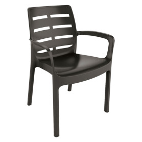 SEDIA IN POLIPROPILENE  BORNEO  antracite