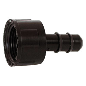 RACCORDO PORTAGOMMA CON GHIERA FEMMINA  diametro  16 x  3/4
