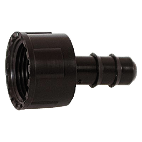 RACCORDO PORTAGOMMA CON GHIERA FEMMINA  diametro  16 x  3/4