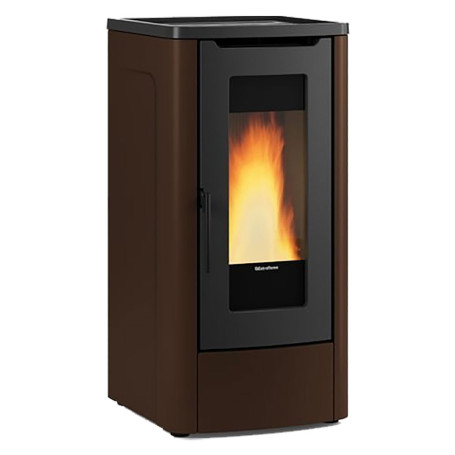 STUFA A PELLET  DAHIANA VFS  10 kW - colore bordeaux
