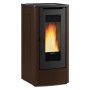 STUFA A PELLET  DAHIANA VFS  10 kW - colore bordeaux