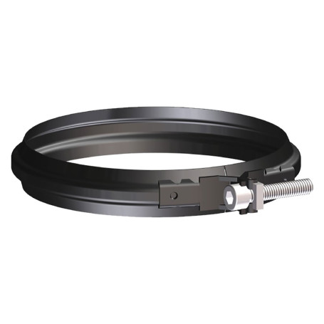 FASCETTA DI BLOCCAGGIO PER TUBI  PELLET   diametro  cm  8