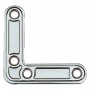 ANGOLO DI RINFORZO A SQUADRA mm 40 x 40 - pz. 4