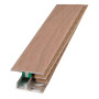 PROFILO PIATTO CON BASE PER LAMINATO E PARQUET  UN rivestito rovere