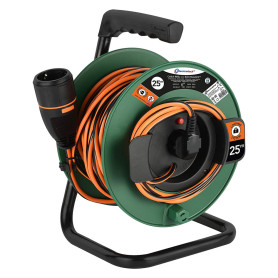 AVVOLGICAVO CON PRESA A MECCANISMO BLOCCO  ELECTRALOCK  mt. 25 - art.49237