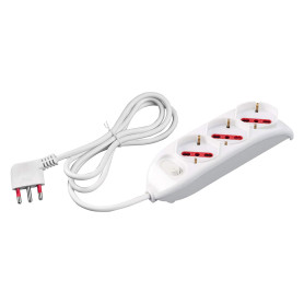 MULTIPRESA CON INTERRUTTORE SERIE  EMILIA  4 posti