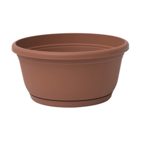 CIOTOLA IN PLASTICA UNICA C\SOTTOVASO D 30 CM