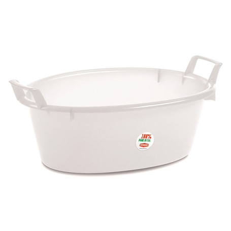 BACINELLA OVALE  diametro  65 cm  - 45 lt neutro