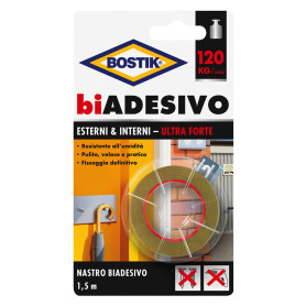 NASTRO BIADESIVO IN SCHIUMA PER ESTERNI/INTERNI mm. 19 x 1