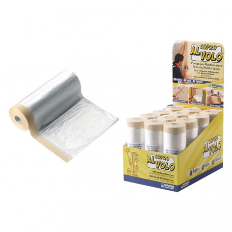 PLASTICA PER MASCHERATURA  COPRO AL VOLO  cm 55 x 20 mt